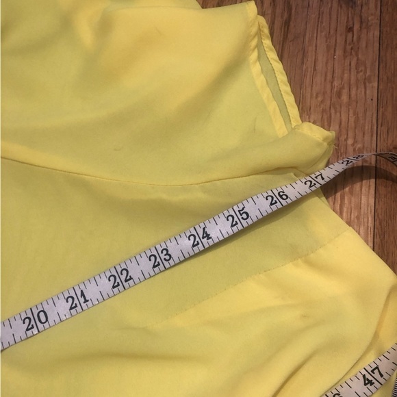 Georgette Cage Front Blouse Lemon Tonic Torrid size 3 (3X) - Picture 9 of 11